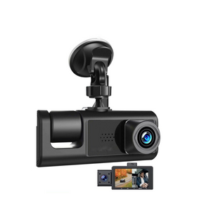 HD 1080P Car Dual Lens Dash Cam For Front, Rear, & Inside