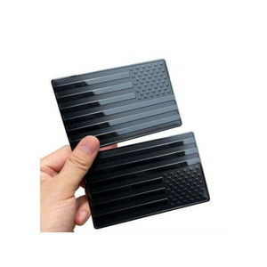 2PCS Metal USA Flag Sticker