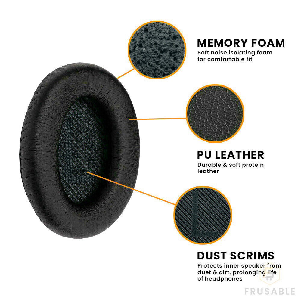 Ear Pad Cushion Replacement For Bose Quiet Comfort QC35 QC35II
