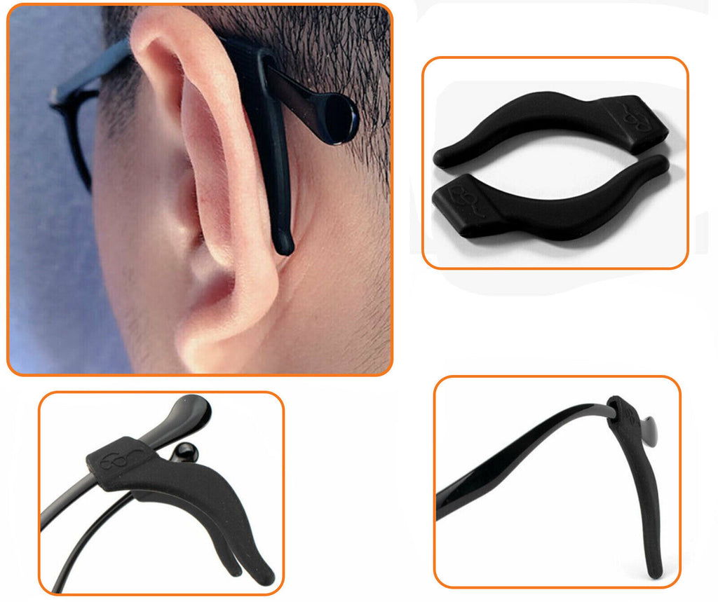 4 Pair Anti Slip Glasses Ear Hooks Tip
