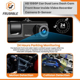 HD 1080P Car Dual Lens Dash Cam For Front, Rear, & Inside