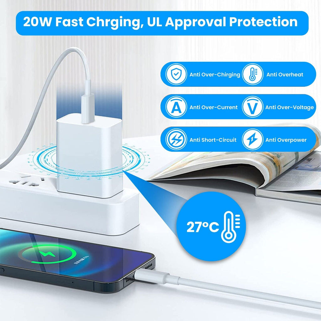 For iPhone 13/14 Pro Max/iPad 20W Fast Charger