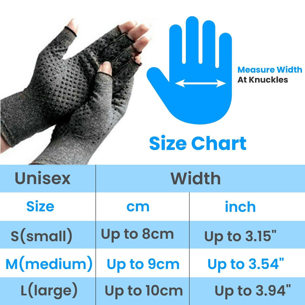 1 PAIR Copper Arthritis Compression Gloves