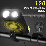 LED Bicycle Headlight With Horn